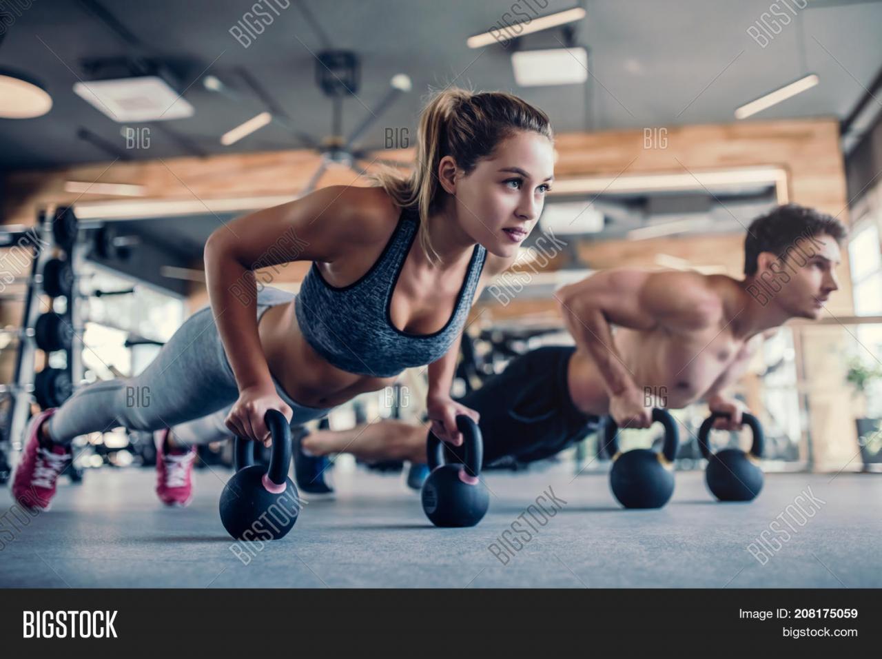 Couple Gym Image &amp; Photo (Free Trial) | Bigstock